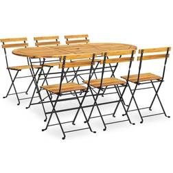 vidaXL 3058157 Patio Dining Set, 1 Table incl. 6 Chairs