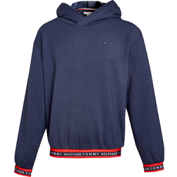 Tommy Hilfiger Logo Tape Hoodie - Twilight Navy (KG0KG05887-C87)