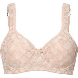 Swegmark Lace Shape Soft Wired Bra - Cream