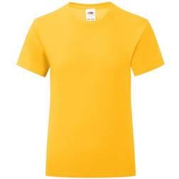 Fruit of the Loom Girl's Iconic 150 T-shirt - Sunflower (61-025-034)