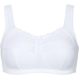 Damella Classic Full Support Soft Bra - White