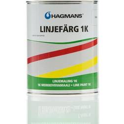 Hagmans Linjefärg 1K Golvfärger Vit 4L