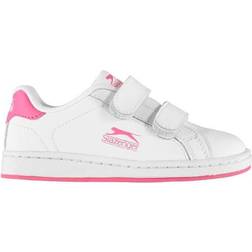 Slazenger Kid's Ash Vel - White/Cerise