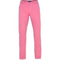 ASQUITH & FOX Classic Casual Chinos - Pink Carnation