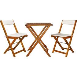 vidaXL 44014 Caféset, 1 Bord inkl. 2 Stolar