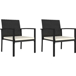 vidaXL 315110 2-pack Silla de jardín para comedor