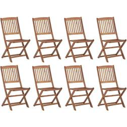 vidaXL 3075112 8-pack Trädgårdsmatstol