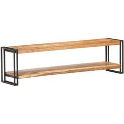 vidaXL Solid Mango Wood TV Bench 59.1x15.7"