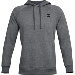 Under Armour Men's Rival Fleece Hoodie - Pitch Grey Light Heather/Onyx White