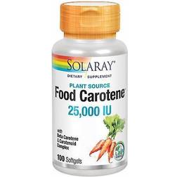 Solaray Food Carotene 25,000 IU 100 pcs