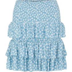 Y.A.S Lura Mini Skirt - Dusk Blue