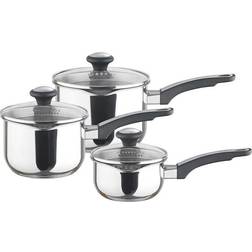 Prestige Cook & Strain Induction Set med lock 3 delar