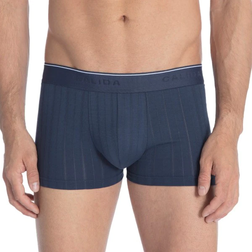 Calida Pure & Style Elastic Waistband Boxer Brief - Indigo Mood