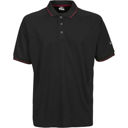 Trespass Bonington Polo Shirt - Black/Red