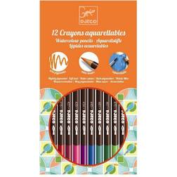 Djeco Watercolour Pencils 12pcs