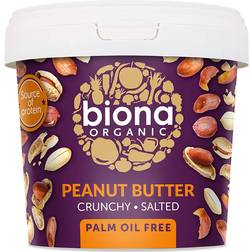 Biona Organic Peanut Butter Crunchy with Salt 1000g