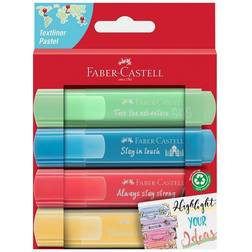 Faber-Castell Highlighter TL 46 Pastel Promo Carton Wallet of 4