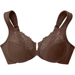 Glamorise Wonderwire Front Close Bra - Mocha