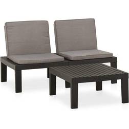 vidaXL 315853 Lounge-Set, 1 Tisch einschl. 1 Sofas