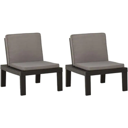 vidaXL 3059824 2-pack Havelænestol, Havestol