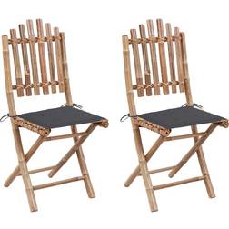 vidaXL 3063987 2-pack Chaise de jardin pour repas