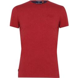 Superdry Small Chest Logo T-shirt - Red Grit