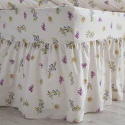 Belledorm Delphine Valance Sheet White (191x137cm)