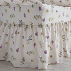 Belledorm Delphine Valance Sheet White (191x91cm)