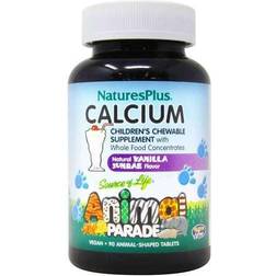 NaturesPlus Animal Parade Calcium Vanilla Sundae 250mg 90 st