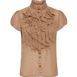 Saint Tropez Blusa - Beige/Negro