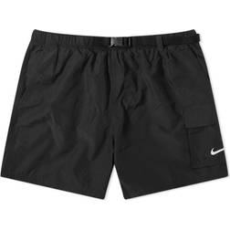 Nike Swim Men's Belted 5" Volley Shorts - Black