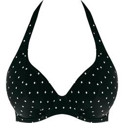 Freya Jewel Cove Halter Bikini Top - Black