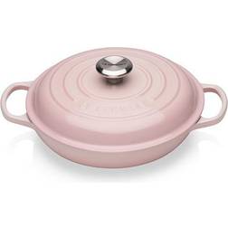 Le Creuset Shell Pink Signature Cast Iron con coperchio 2.2 L 26 cm