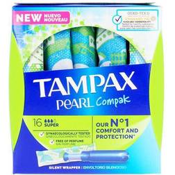 Tampax Super Tampons Pearl 18-pak