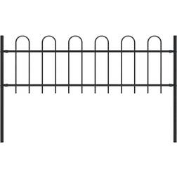 vidaXL Garden Fence with Hoop Top 170x60cm