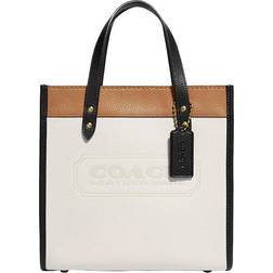 Coach Field Tote 22 - Brass/Chalk Multi