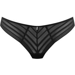 Freya Cameo Brazilian Thong - Black