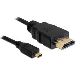 DeLock Gold HDMI - HDMI Micro High Speed with Ethernet 1m