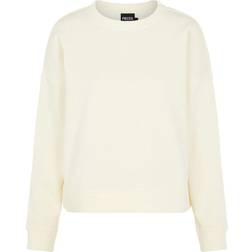 Pieces Relaxed Sweatshirt - White Pepper