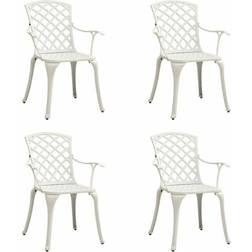 vidaXL 315575 4-pack Silla de jardín para comedor