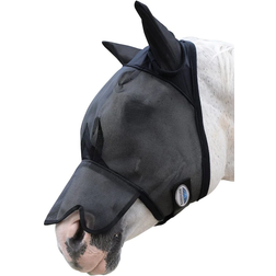 Weatherbeeta Deluxe Fly Mask With Nose Gris