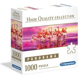 Clementoni High Quality Collection Panorama Flamingo Dance 1000 Pieces