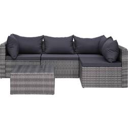 vidaXL 44160 Lounge-Set, 1 Bord inkl. 4 Soffor