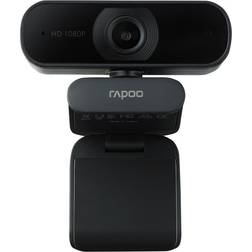 Rapoo Webcam XW180 con Risoluzione 1920 x 1080 Pixel USB 2.0 Colore Nero