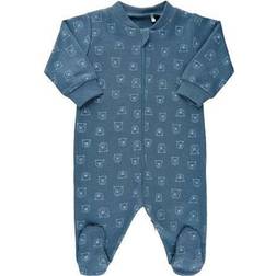 Fixoni Nightsuit with Zipper Foot - China Blue (422002-7337)