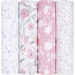 Aden + Anais Ma Feur Cotton Muslin Swaddles 4 pack