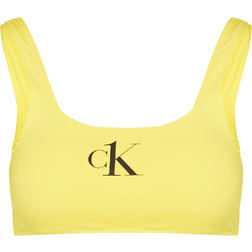 Calvin Klein CK One Bralette Bikini Top - Hazard Yellow