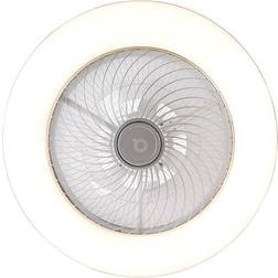 QAZQA Clima Led Dimmable Ventilateur Ø 55.5 cm Salon I Chambre