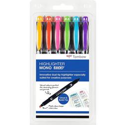 Tombow Mono Edge Highlighter 6-pack