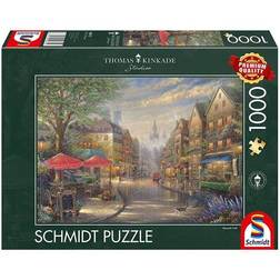 Schmidt Spiele Thomas Kinkade Cafe in Munich 1000 Pieces